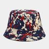 European and American New Camouflage Bucket Hat Spring and Summer Outdoor Travel Shopping Fashion Double-sided Sun Hat Men's and Women's Basin Hats