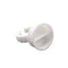 100pcs/packMicroblading Pigment Cup Ring Eyelash Extension Glue Tray with Dividers Plastic Ring Cup