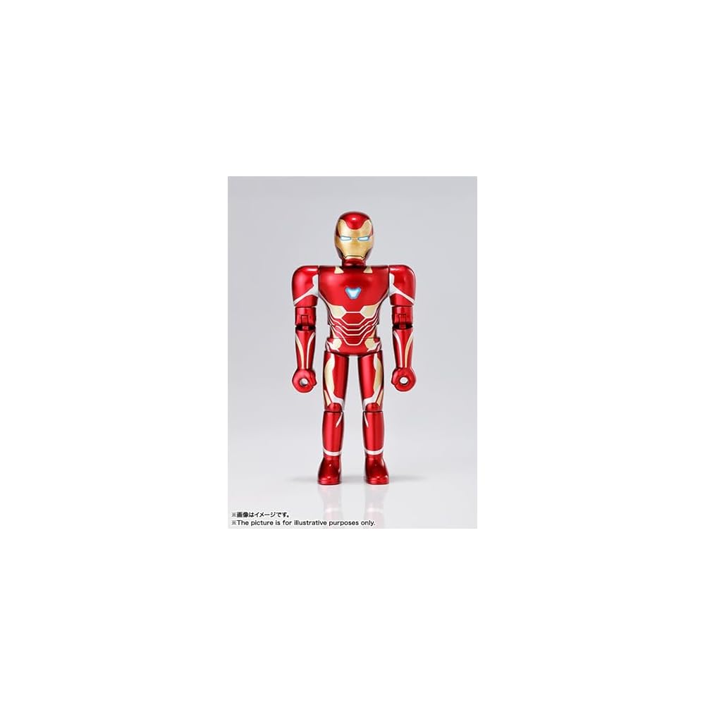 TAMASHII NATIONS Avengers Iron Man Mark 50 Action Figure 100mm ABS Painted Articulated Collectible