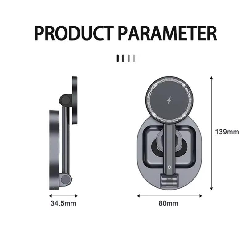 3 In 1 Foldable Travel Wireless Charger Stand For Magsafe iPhone 12-16 Pro Max Apple Watch 8 7 Airpods Pro Fast Charging Station