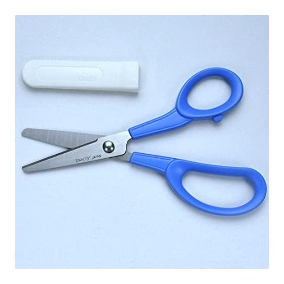 Hasegawa Knives Scissors for Children MIM2 Blue CH-150-BU Total Length: 15 Blade Length: 4.5(cm)