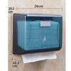 Tissue Box ABS Simple Large Capacity Space Saving Wall Mounted Tissue Holder for Hotel Toilet Home