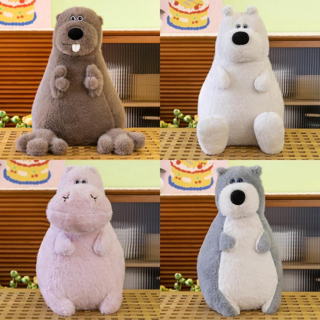 Lookme Bamse Plyslegetøj Med Bomuldsfyld Til Børn Og Baby Komfort