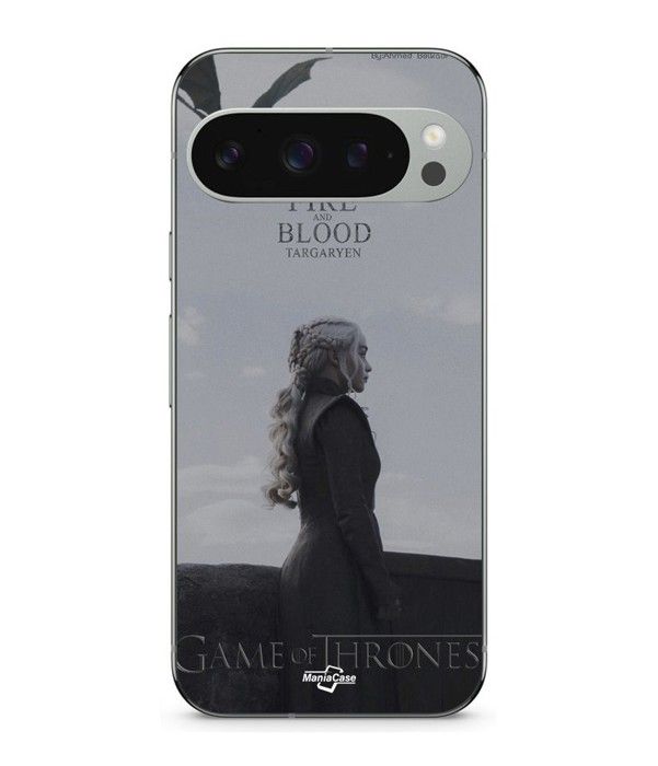Coque - MANIACASE - Google Pixel 9 Pro - Souple - Noir - Game of Thrones noir