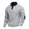 New Color-blocking Spring and Autumn Loose Casual Plus Velvet Stand Collar Pullover Long-sleeved Sweatshirt