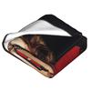 Dexter Morgan 3 Flannel Throw Blankets Blanket for Sofa Office Ultra-Soft Bedroom Quilt