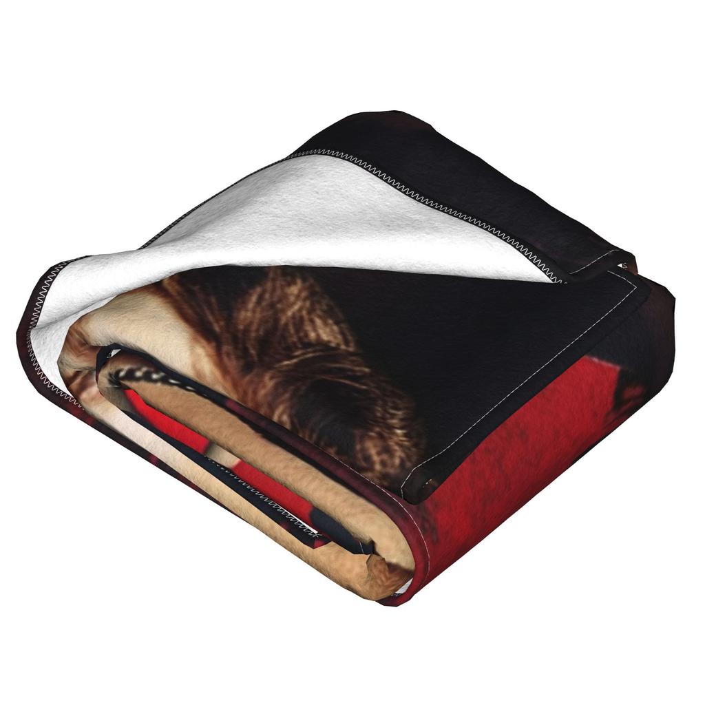 Dexter Morgan 3 Flannel Throw Blankets Blanket for Sofa Office Ultra-Soft Bedroom Quilt