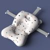 Non-Slip Baby Bath Mat with Floating Pad & Net Pocket for Newborns