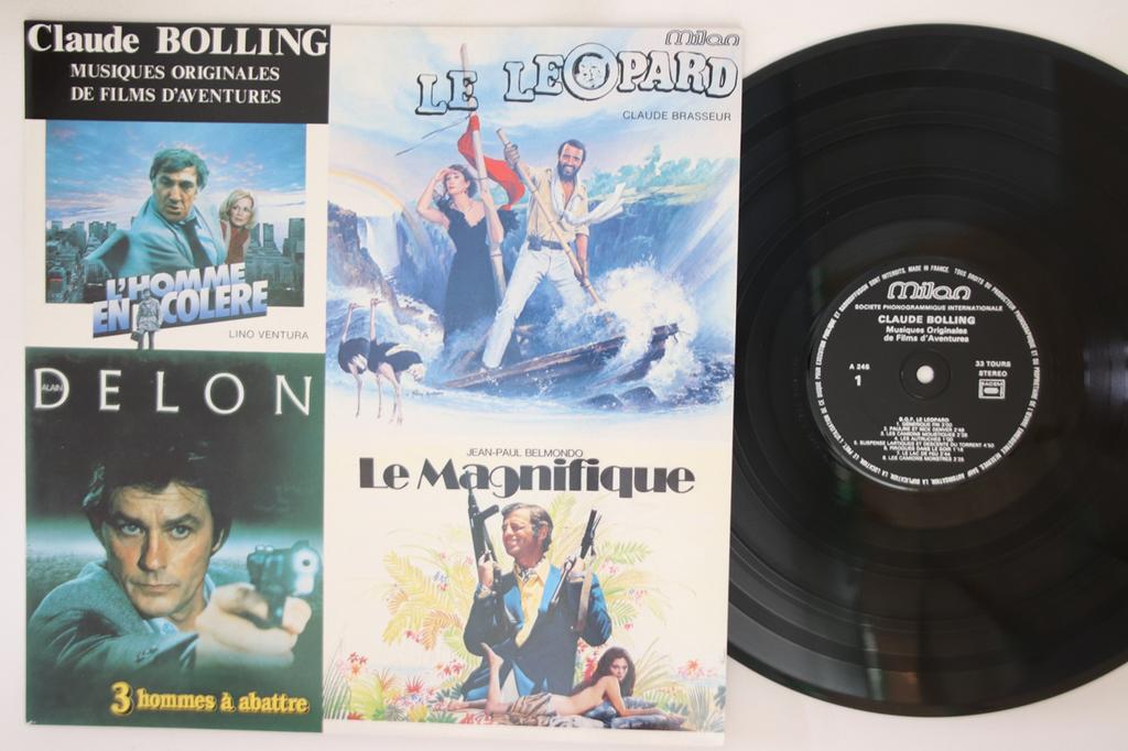 LP Record OST, CLAUDE BOLLING - Musiques Originales De Films D' Ave A245 MILAN 1984 France Soundtracks & Musicals Used
