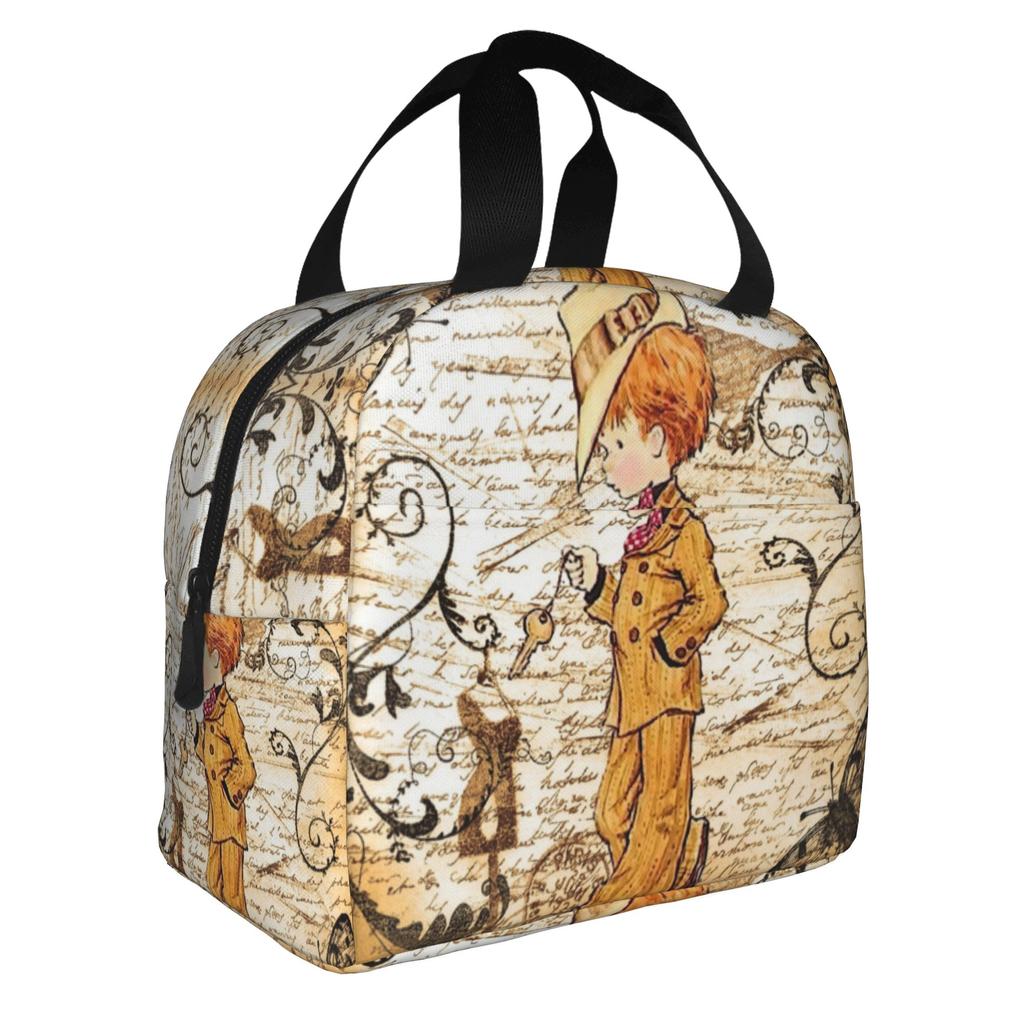Cartoon S-Sarahs K-Kays Lunch Bag Men Women Kawaii Girl  Cooler Thermal Insulated Lunch Boxes for Adult Office