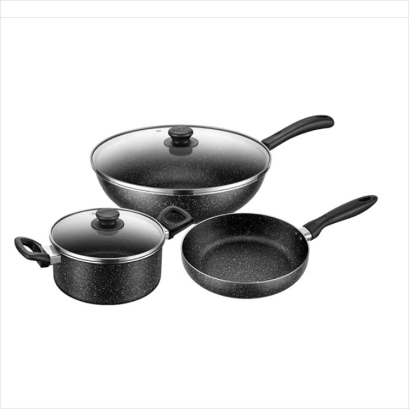 Supor Star Stone Non-Stick 3-Piece Cookware Set