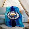 1PZ Coperta Morbida in Flanella Stampata Manchester City F.C. Plaid per Camera da Letto Adulto Salotto Divano Campeggio Viaggio Regali per Fan Regali di Natale