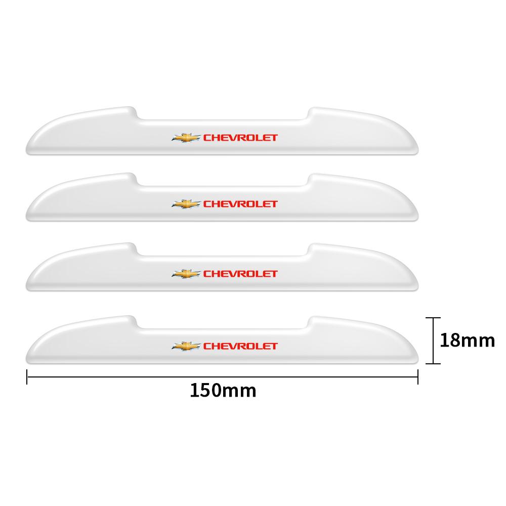 4Pcs Car Door Rearview Mirror Bumper Strips Protective Stickers Auto Exterior Accessories For Chevrolet Cruze Captiva Malibu Z71