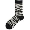 Summer Cotton Socks Trendy Socks Street Personality Illustrations Poached Eggs Harbor Jacquard Medium Tube Socks Socks Couple