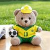 Football Jersey Teddy Bear Plush Keychain - Fan Souvenir Toy