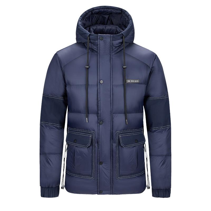 Clothes Are Piled and Thickened In Winter, and Multi-bag Men's  Clothes Are Casual and  Jackets Are Cold-proof.