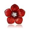 Stylish Simple Alloy Enamel Poppy Brooch Versatile Creative Women'S Clothing Brooch Ornament Pin