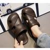 New Dual Purpose Sandals for Men Non Slip Toe Cap Thick Soled Beach Shoes Summer Outer Wear Wear Resistant Lightweight