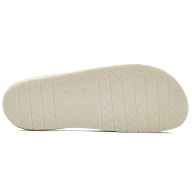 Under Armour Core Remix Comfortable Versatile Quick-Dry Slide Sandals Men Footwear White 3021282-101