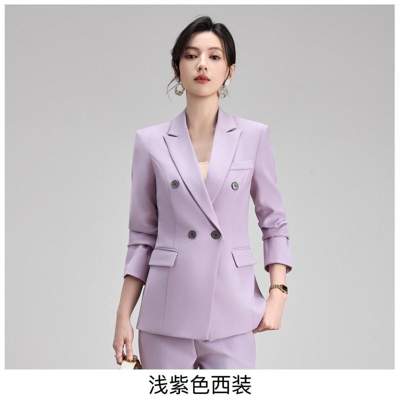 Womens Professional Suit Set Winter 2026 Business Office Wear Loose Fit Blazer Trousers Elegant Career Outfit