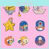 Charming Cartoon Metal Badge Set Featuring The Little Prince Creative Brooch Collection