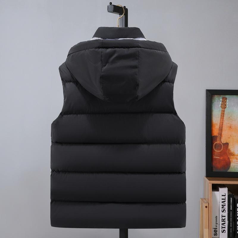 Autumn and Winter Waistcoat Men's Cotton Thickening Warm Shoulders Jacket Fashion Couple Men and Women Waistcoats