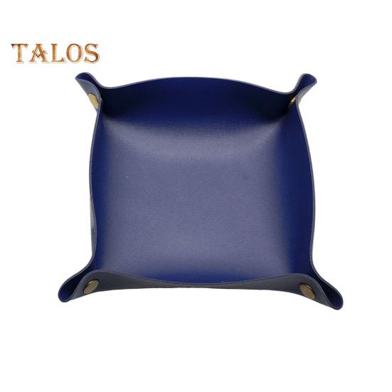 Multifunctional Storage Tray Foldable Design Solid Color Coaster Coffee Cups Mat Decorative Jewelry Storage Organizer