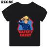 Hot Sale Fireman Sam Print Cartoon Kids Tshirt Funny Girls Clothes Baby Boys Black Short Sleeve T Shirt Children TopsTH2450