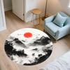 Landscape Painting pattern round rug,Carpet Rug for Living Room Bedroom Playroom ,Non-slip Floor Mat,Holiday Gifts and Birthday Gifts.