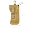 Quick Release Hook Sunglasses Storage Box Portable Eyeglasses Case Bag  Outdoor Use