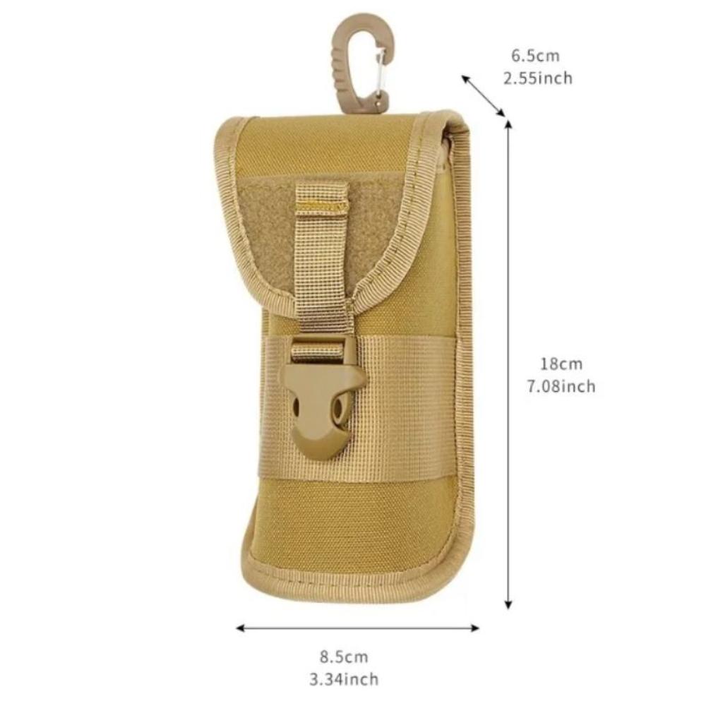 Quick Release Hook Sunglasses Storage Box Portable Eyeglasses Case Bag  Outdoor Use