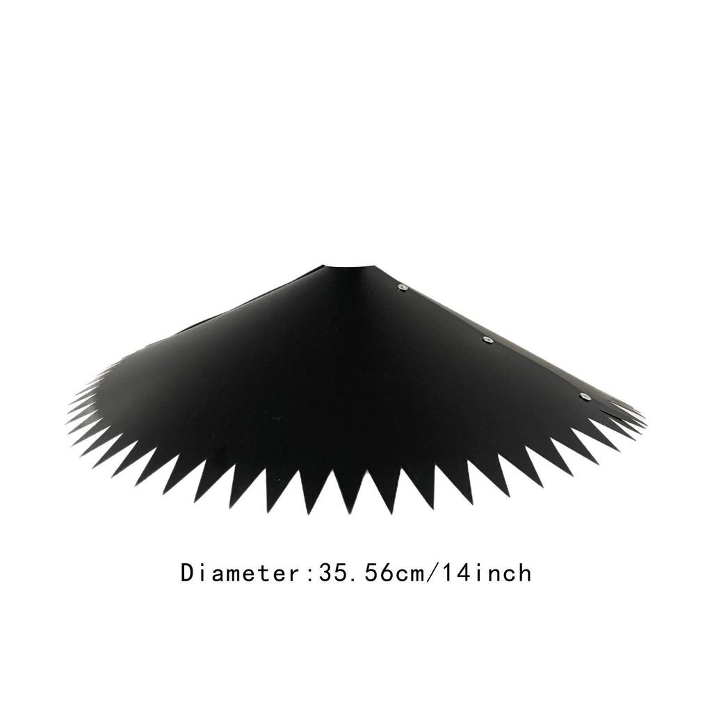 Eichhörnchen-Kuppel-Abweiser für Vogelfutterstange Schwarze Farbe Schutzstopper