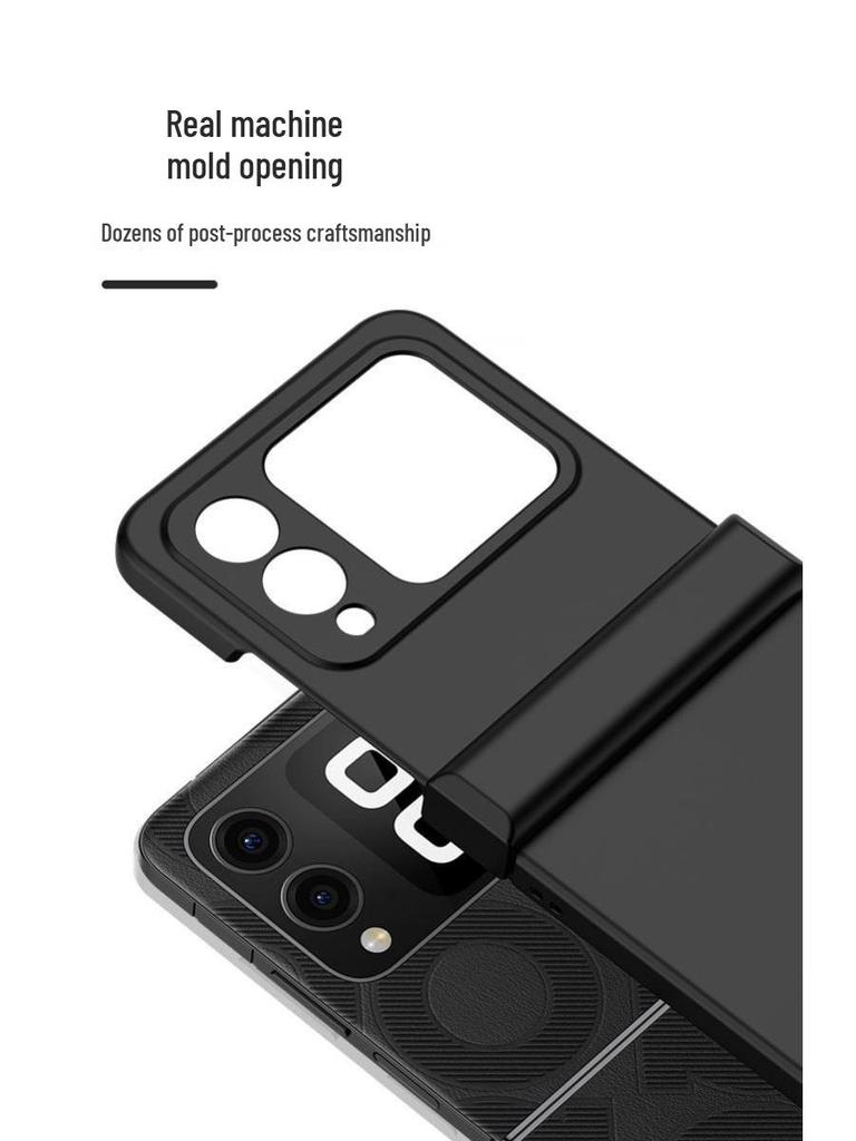 Huawei Nova Flip: Foldable, Skin-Feel, Three-Section Full-Coverage, Drop-Proof Protective Case