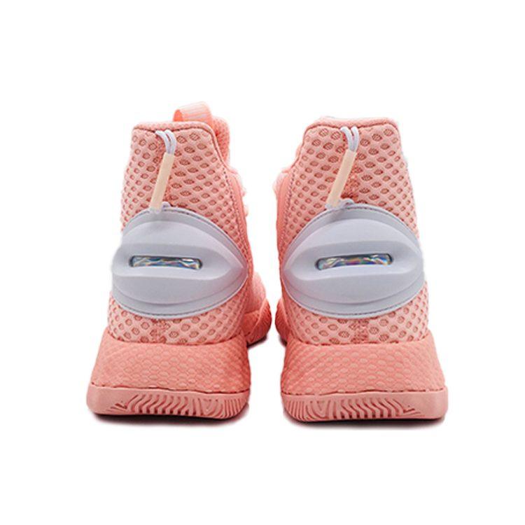 Anta Crazy 3 Solid Color Cushioning Thermal High Top Basketball Shoes Men's Pink 11941606-9