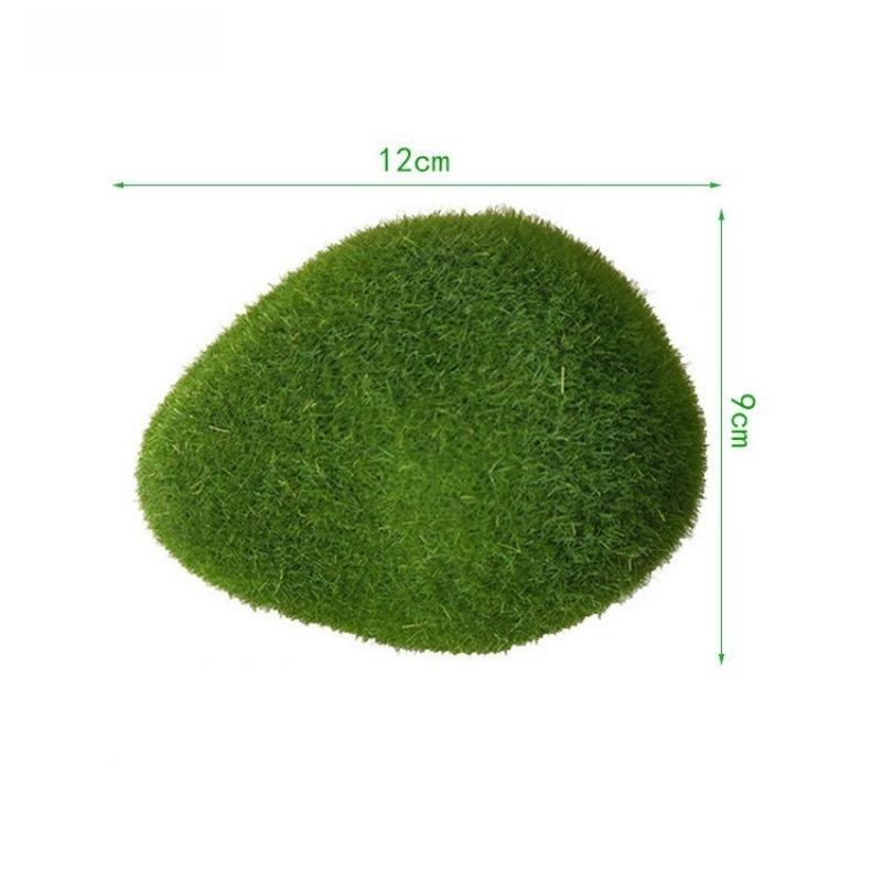 1PC 9*12CM Simulated Moss Stone Simulated Moss Stone Shooting Props Landscaping Decoration Ornaments Micro Landscape Arrangement Wall Scenery