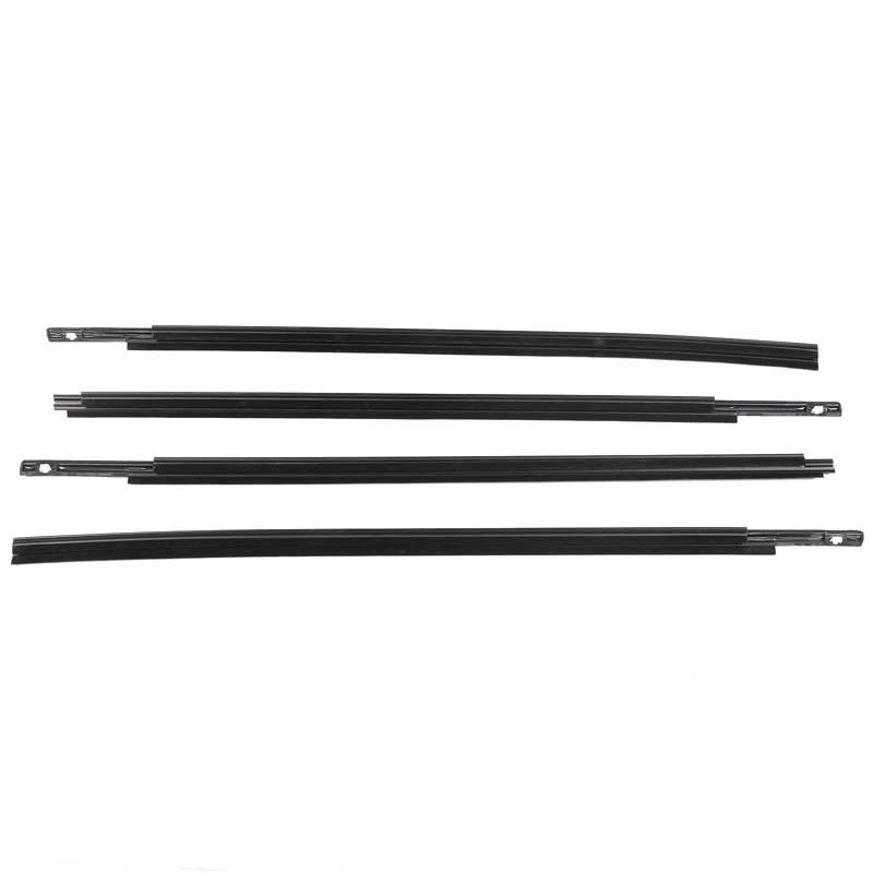Outer Window Weatherstrip Glass Seal Belt Trim Sealing Rubber Strips Suitable for Toyota Tundra Crew Max 2007- 68160-0C020