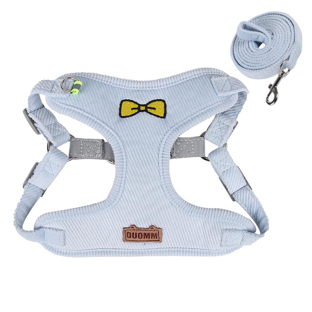 Harness Small Dog Leashes Puppy Collar Bowknot Pet Leash Teddy Vest Type Rope Pet Supplies Reflective Walk Dog Bichon Frise