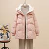 Popular winter new small down cotton clothes women's medium and long foreign-style thickened cotton-padded jackets