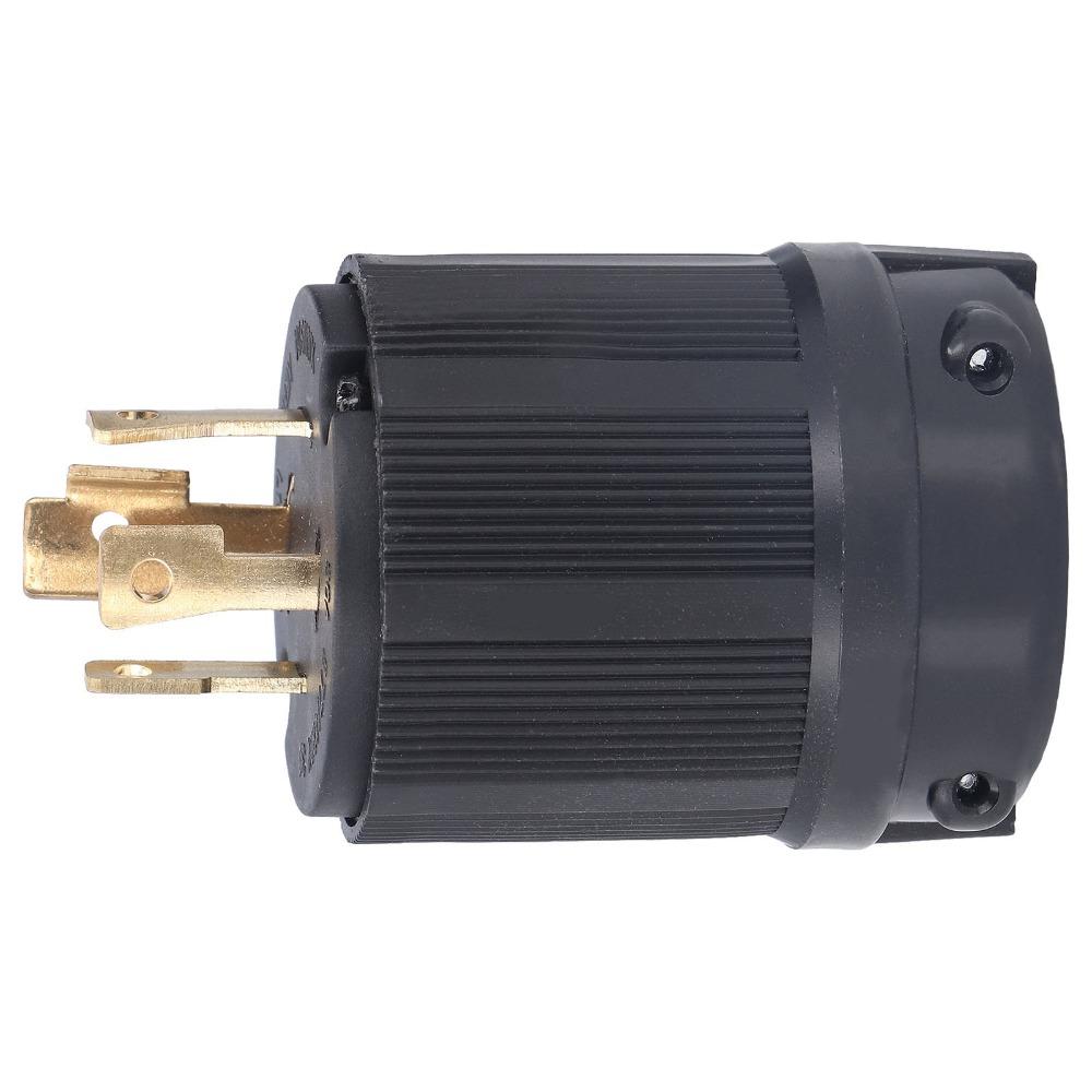 30A 277-480V Adapterstecker 4-Loch Industriestecker Verriegelungsadapter Verriegelungsstecker Generatorstrom