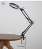 LED Long Arm Magnifying Desk Lamp for Reading, Study, and Maintenance Tasks