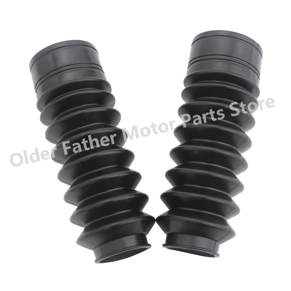Motorcycle Accessory Rubber Front Fork Cover Gaiters Gators Boot Shock Protector Dust Guard For Triumph Climber T100 T120 T900