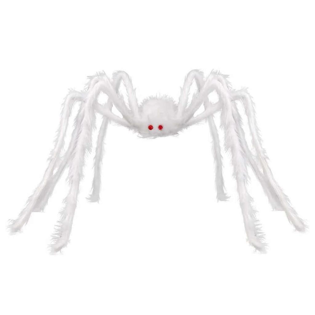 2025 Halloween Sweets Halloween Simulation Skull Big Spider  Plush Spider Ornament