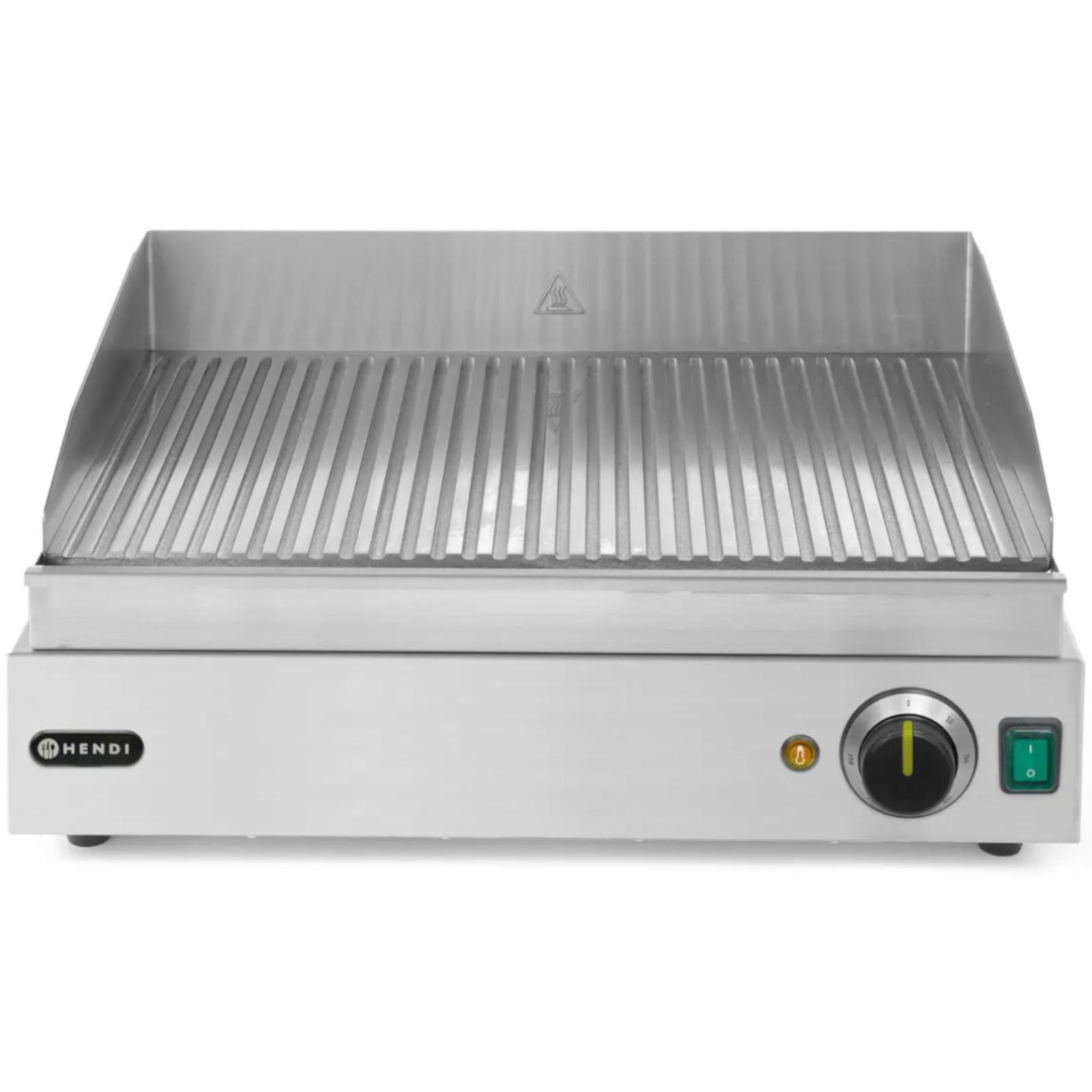 Profi Line Grillheizplatte, gerillt, für Dauerbetrieb, 2400W, Hendi 203170