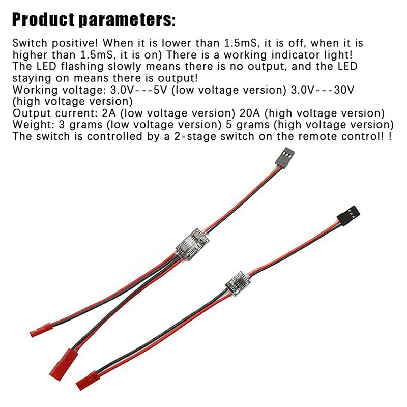 3-30V 2-30A Fernbedienung Elektronischer Schalter Modellbau Pflanzenschutz PWM-Signalregler für RC-Drohne Wasserpumpe