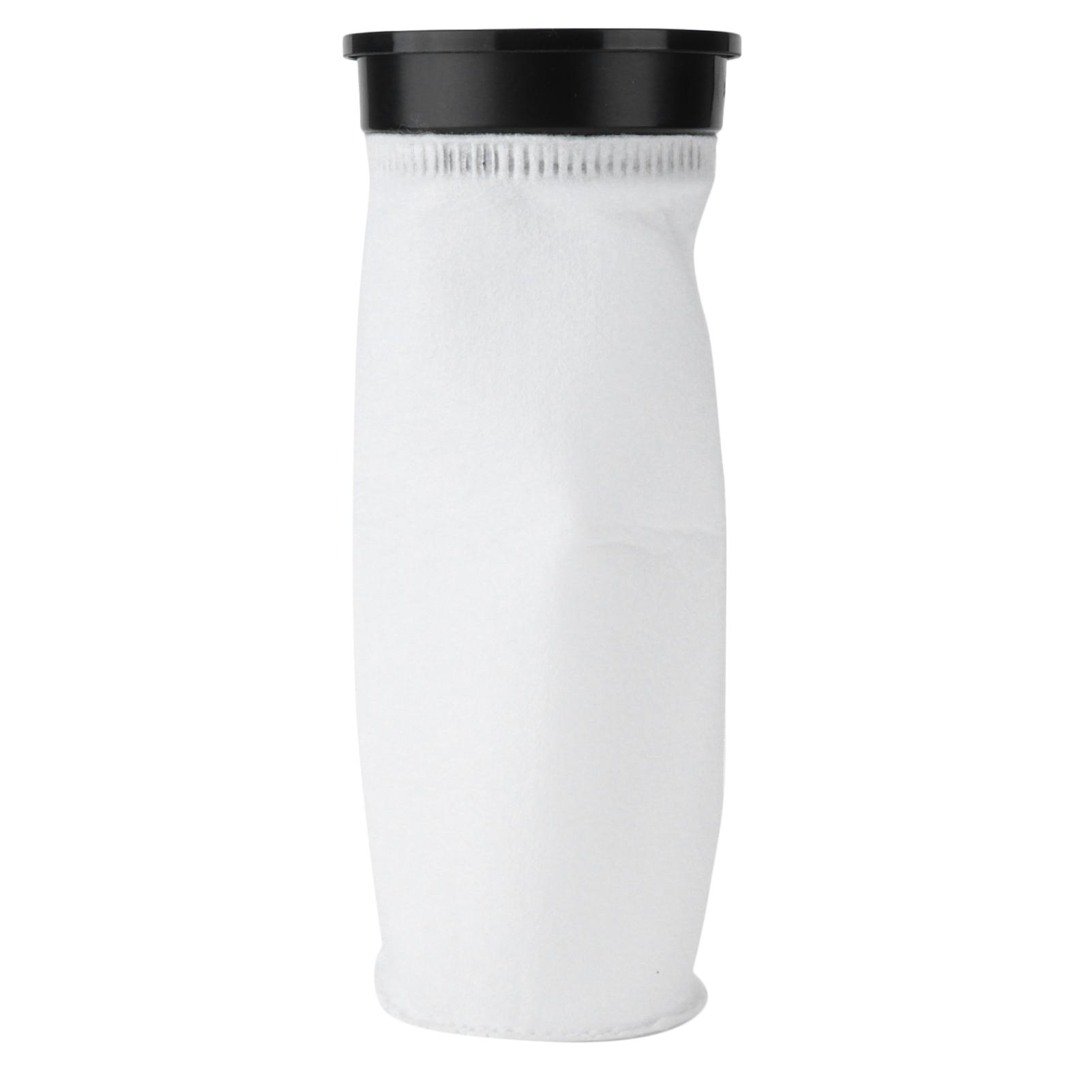 

Aquarium Mesh Media Filter Bag Straight Flat Bottom Filter with Explosion Proof Punch for Aquarium Fish Tank100um