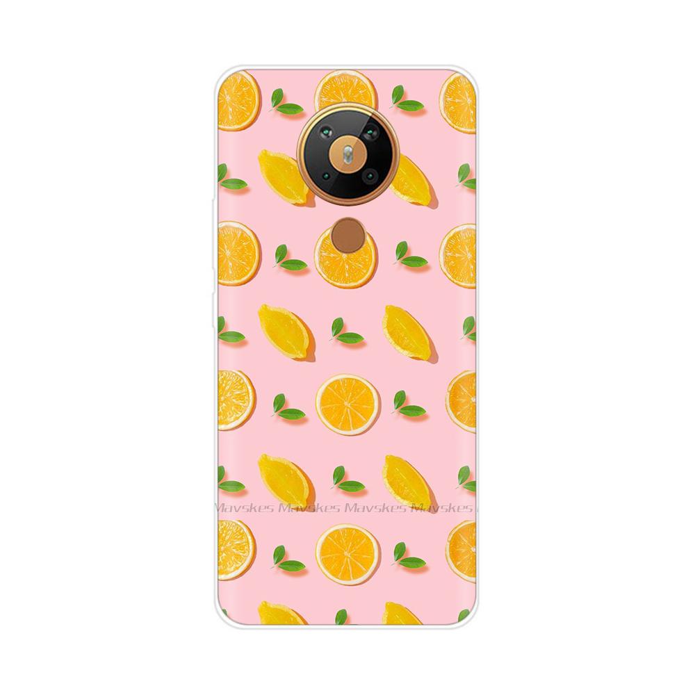 For Nokia 5.3 Case Transparent Phone Case Printing Bumper For Nokia 5.3 Nokia5.3 Case Back Cover 6.55'' TPU Soft Silicone Shells