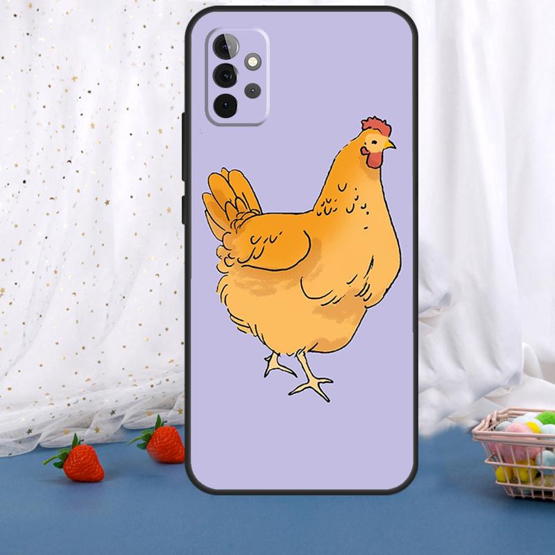 Chubby Chicken For Samsung Galaxy A54 A34 A14 A36 A56 A26 A16 A15 A55 A53 A33 A35 A22 A32 A52 A05 A06 Case