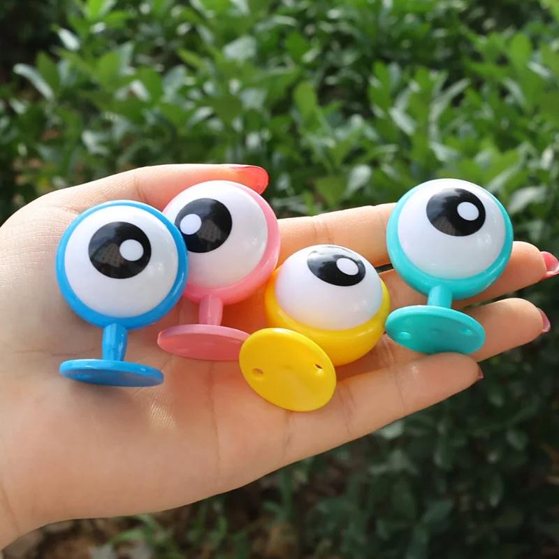 2pcs Cute Cartoon Eyes Styling Helmet Decor Personalized Helmet Stickers Motorcycles Bike Riding Helmet Decoration Accessories