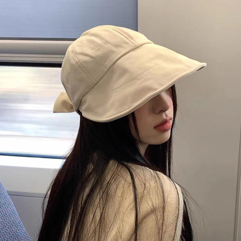 

Женская летняя хлопковая широкополая солнцезащитная шляпа с лентой сзади C7155_Yellow