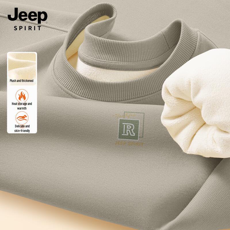 JEEP SPIRIT Herren Fleece-Sweatshirt